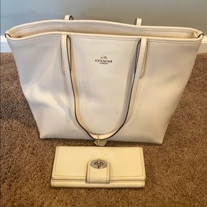 Coach Handbag with matching wallet